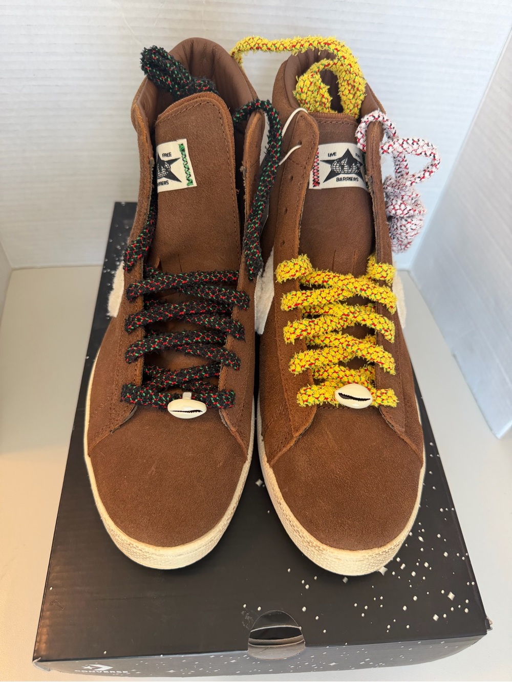 Converse X Barriers Pro Leather High Top Size 9 - NIB - Picture 2 of 8